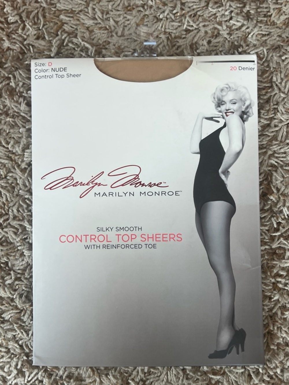 Marilyn Monroe Control Top Sheer Pantyhose - Nude
